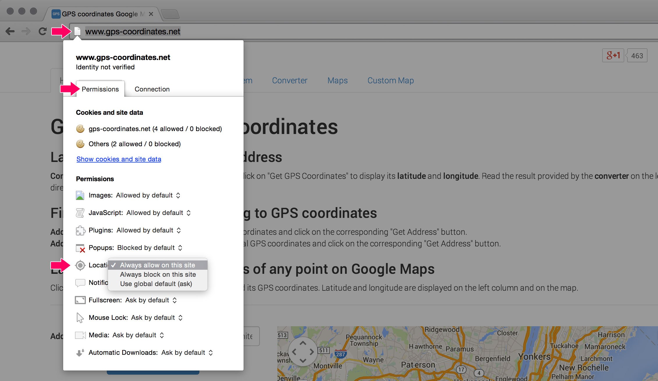 Enable Geolocation